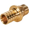 Переходник с наружной резьбой ROMMER 25xG 1/2 для труб из сшитого полиэтилена аксиальный, RFA-0001-002512