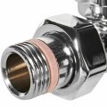Клапан запорно-балансировочный STOUT Design хром, прямой 1/2, SVLD-0001-000015C