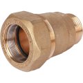 Муфта TIEMME 1 НP для стальных труб, латунь, 1500056