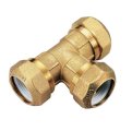 Тройник TIEMME 20х20х20 для труб ПНД винтовой, 3400033