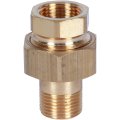 Разъемное соединение STOUT американка ВН 3/8, уплотнение под гайкой o-ring кольцо, SFT-0040-000038