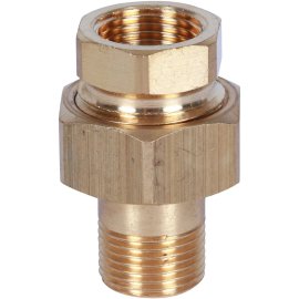 Разъемное соединение STOUT американка ВН 3/8, уплотнение под гайкой o-ring кольцо, SFT-0040-000038