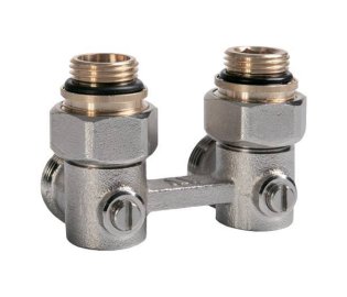 Двойной компакт-вентиль Watts для радиатора ECK 1/2” х 1/2”, 10001886