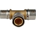Тройник переходной STOUT 32x32x26 для металлопластиковых труб прессовой, SFP-0005-323226