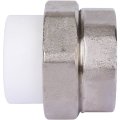 Муфта разъемная Kalde 32x1 1/4 с внутренней резьбой для полипропиленовых труб под сварку (цвет белый), 3252-tuf-321a00