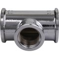 Тройник TIEMME 3/4х1/2х3/4 ВР хром, 1500596