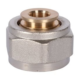 Фитинг компрессионный ROMMER евроконус для труб PEX-AL-PEXc 20х2,9х3/4, RFC-1026-202934