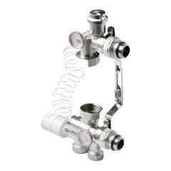 Узел насосно-смесительный с термоголовкой Pro Aqua 1, MIX-m25-m25k