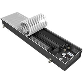 Внутрипольный конвектор VARMANN Qtherm 310x150x1750 RR U-образная рамка EV1 (анодированный в натурx алюминий), QHK2 310.150.1750 RR U EV1