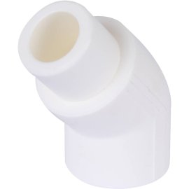 Угольник 45* Kalde d=25 вн\нар (цвет белый), 3212-elt-250045