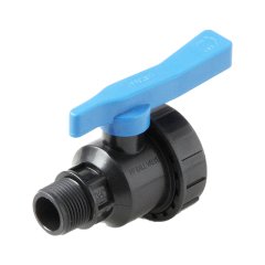 Кран шаровой Pro Aqua ПНД UNIO D 2x2 нр-нр, 998000M050M050