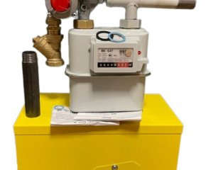 (ДРП-ГРП-ШРП) Газорегуляторный пунк ЕВРОПА  25 Arctic (2024 год)  + счетчик MK-G4T (уличный)