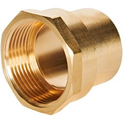Переход JINTIAN ВП-ВР 35x11/4 из латуни под пайку, JT-1427035114