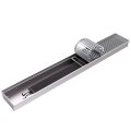 Внутрипольный конвектор ROMMER RCN2-1000 100х260х2600 (Решётка роликовая, анодированный алюминий) универсальное подключение, RCN2-1000-1026260