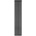 Стальной трубчатый радиатор STOUT TUBE ROUND нижнее правое подключение 7 секций R40 1-1750-7 RT RAL9005, STR40117507RTRAL9005