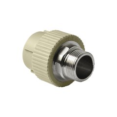 Муфта комбинированная Pro Aqua d=110-4 PP-R под ключ НР Серая, PA23530PG