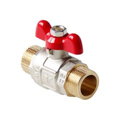 Кран шаровой полнопроходной Pro Aqua D 1/2 ручка-бабочка, Н-Н, FWB67-M15-M15s
