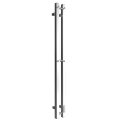Полотенцесушитель STOUT электрический ROCK quadro 120*08 Полированный 2 опоры, SHQ-R1Q0-012008