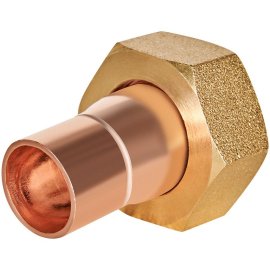 Переход JINTIAN ВП-ВР 15x3/4 с накидной гайкой из меди под пайку, JT-153591534
