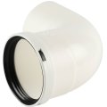 Отвод Baxi KHG 90°, Ду 80 мм, полипропиленовый, НТ, KHG71405921-