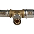 Тройник переходной STOUT 26х20х20 для металлопластиковых труб прессовой, SFP-0005-262020