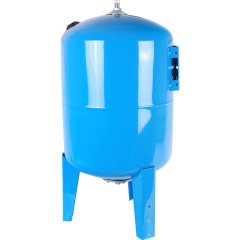 Расширительный бак STOUT STW-0002 гидроаккумулятор 100 л. вертикальный (цвет синий), STW-0002-000100