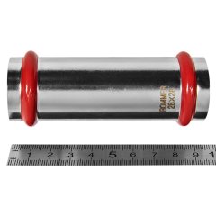 Муфта ROMMER надвижная ВПр, 28, из нержавеющей стали прессовой, RSS-1019-000028
