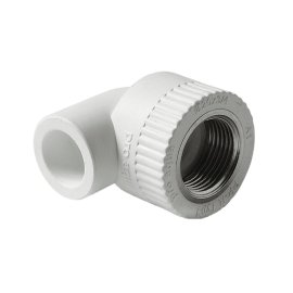 Угольник комбинированный Pro Aqua d=32-1 PP-R ВР Белый, PA26018P