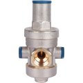 STOUT  Редуктор давления PN25 вн/вн 1/2  с выходом под манометр, SVS-1008-000015