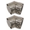 Отвод Vaillant 45°для трубы по фасаду (2 шт.), 0020042757