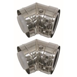 Отвод Vaillant 45°для трубы по фасаду (2 шт.), 0020042757