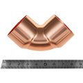 Угол JINTIAN 90° ВП-ВП 35 из меди под пайку, JT-1509035
