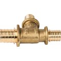 Тройник переходной STOUT 20x16x16 для труб из сшитого полиэтилена аксиальный, SFA-0014-201616