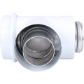 Тройник Vaillant 87 с ревизией труб 80/125, 303612