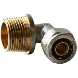 Угольник Pro Aqua D 20x1/2 с НР (компресс.), K02-20-M15