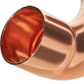 Отвод JINTIAN 90° ВП-ВП 22 из меди под пайку, JT-15002A22E