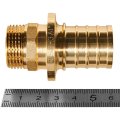 Переходник с наружной резьбой ROMMER 32xG 3/4 для труб из сшитого полиэтилена аксиальный, RFA-0001-003234