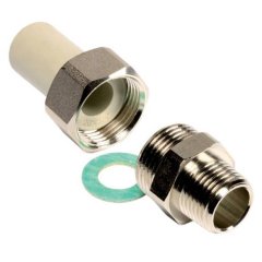 Резьбовое соединение наружное Ekoplastik ППР 20x1/2, SSE02020RCT