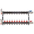 Коллектор из нержавеющей стали в сборе с расходомерами ROMMER 10 выходов, RMS-1210-000010
