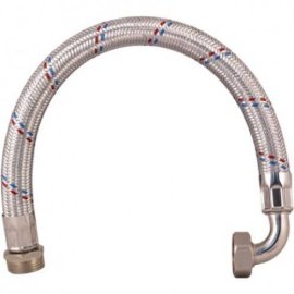 Шланг в металлической оплетке SPERONI (УГОЛ) TF 800 G 1 L=800 mm, 47563