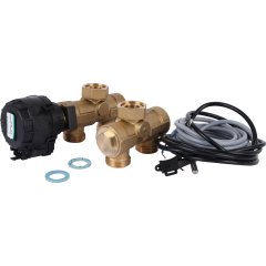 Комплект трехходового клапана STOUT для котла + бойлера 3/4 Kvs 4,4 м3/ч, SFB-0001-000001