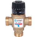 Термостатический смесительный клапан для систем отопления и ГВС STOUT 3/4 НР 20-43°С KV 1,6, SVM-0120-164320