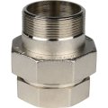 Разъемное соединение STOUT американка ВН никелированное, уплотнение под гайкой 2 o-ring кольцо, SFT-0041-000002