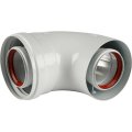 Отвод Baxi KHG (New) DN 60/100 коаксиальный 90 (для котла), KHG71410141-