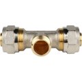 *SFS-0011-003426 STOUT Тройник-переходник с наружной резьбой 3/4 х26 для металлопластиковых труб винтовой, SFS-0011-003426