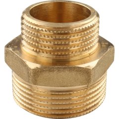 Ниппель HH TIEMME 1 1/4х1 для стальных труб резьбовой, 1500044