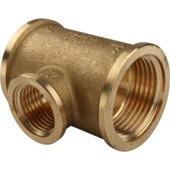 Тройник TIEMME ВВ 1х1/2х1 для стальных труб резьбовой, 1500037