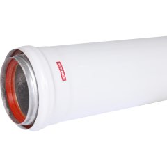 Удлинитель дымохода утепленный традиционный ROMMER D80(п-м), L2000 (газоход до 185 градусов), RCA-0080-802000