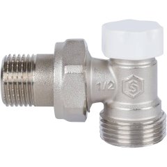 Клапан запорно-балансировочный угловой STOUT SVL 1/2 х 3/4 ЕК, SVL-1166-000015