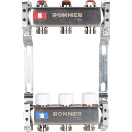 Коллектор из нержавеющей стали без расходомеров ROMMER 3 выхода, RMS-3200-000003
